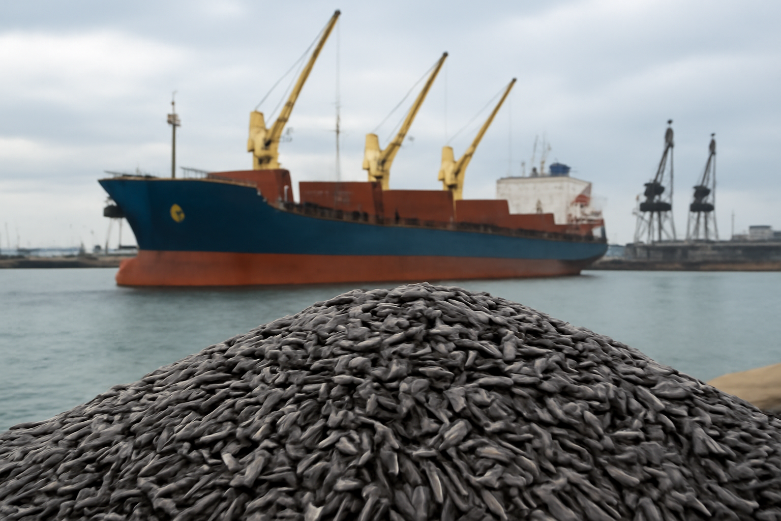 El bloqueo de los puertos de Odesa desvía girasol ucraniano hacia la UE y Turquía