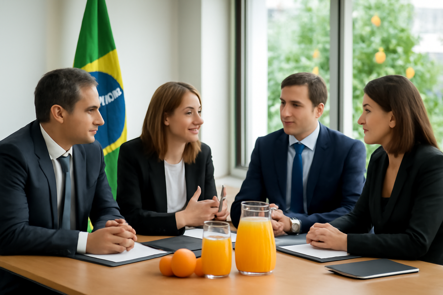 Brasiliens Agrarministerium und Zitrussaft-Exporteure beraten über neue Absatzmärkte für Orangensaft