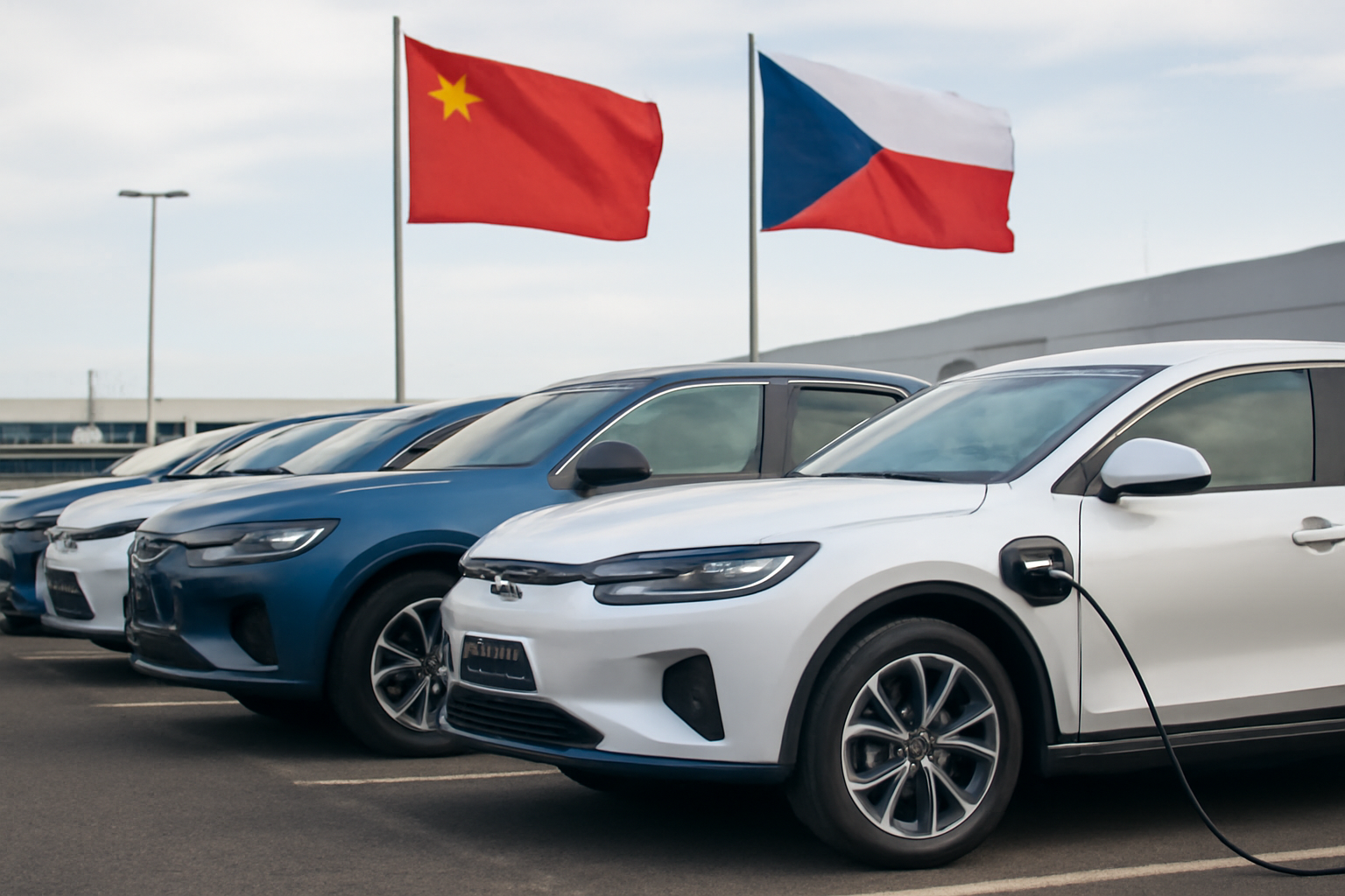 Marcas chinesas avançam no mercado checo de carros elétricos com híbridos plug-in