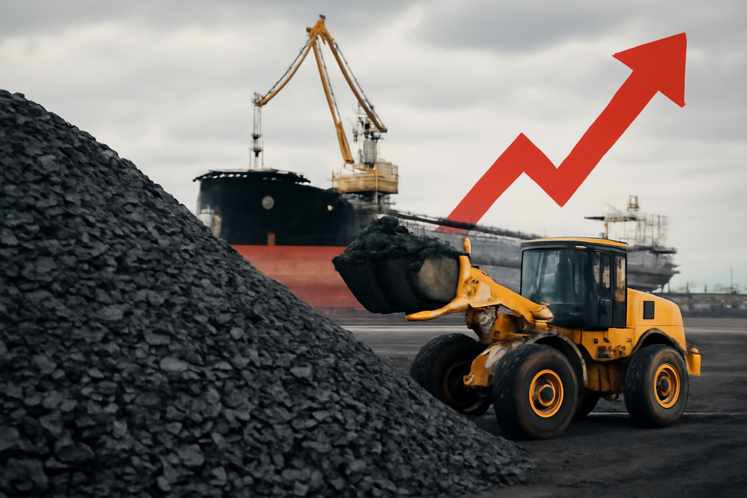 Kohlepreise steigen, da Indonesiens Exportangebot knapper wird