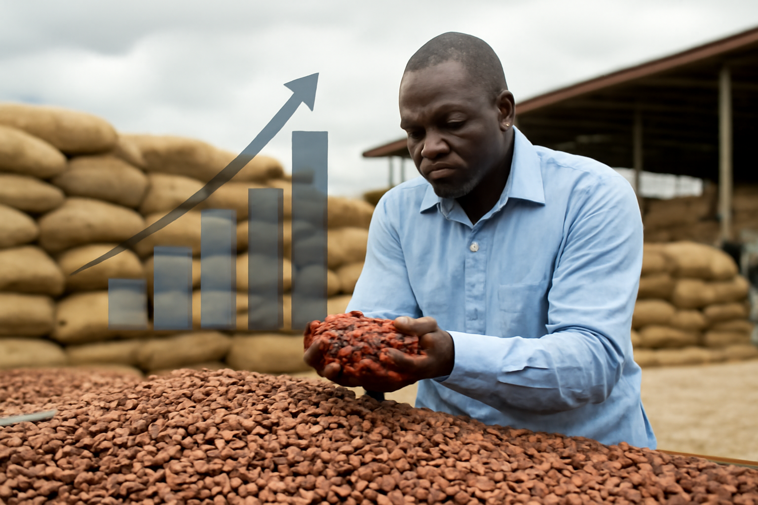 Futuros do cacau sobem após Gana propor alta de 6% no preço pago ao produtor