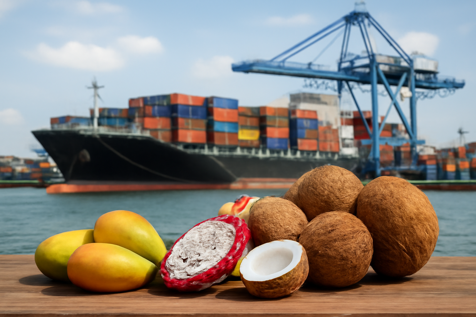 Kokosnuss verdrängt Mango und Drachenfrucht als wichtigsten Obstexport Vietnams in die USA
