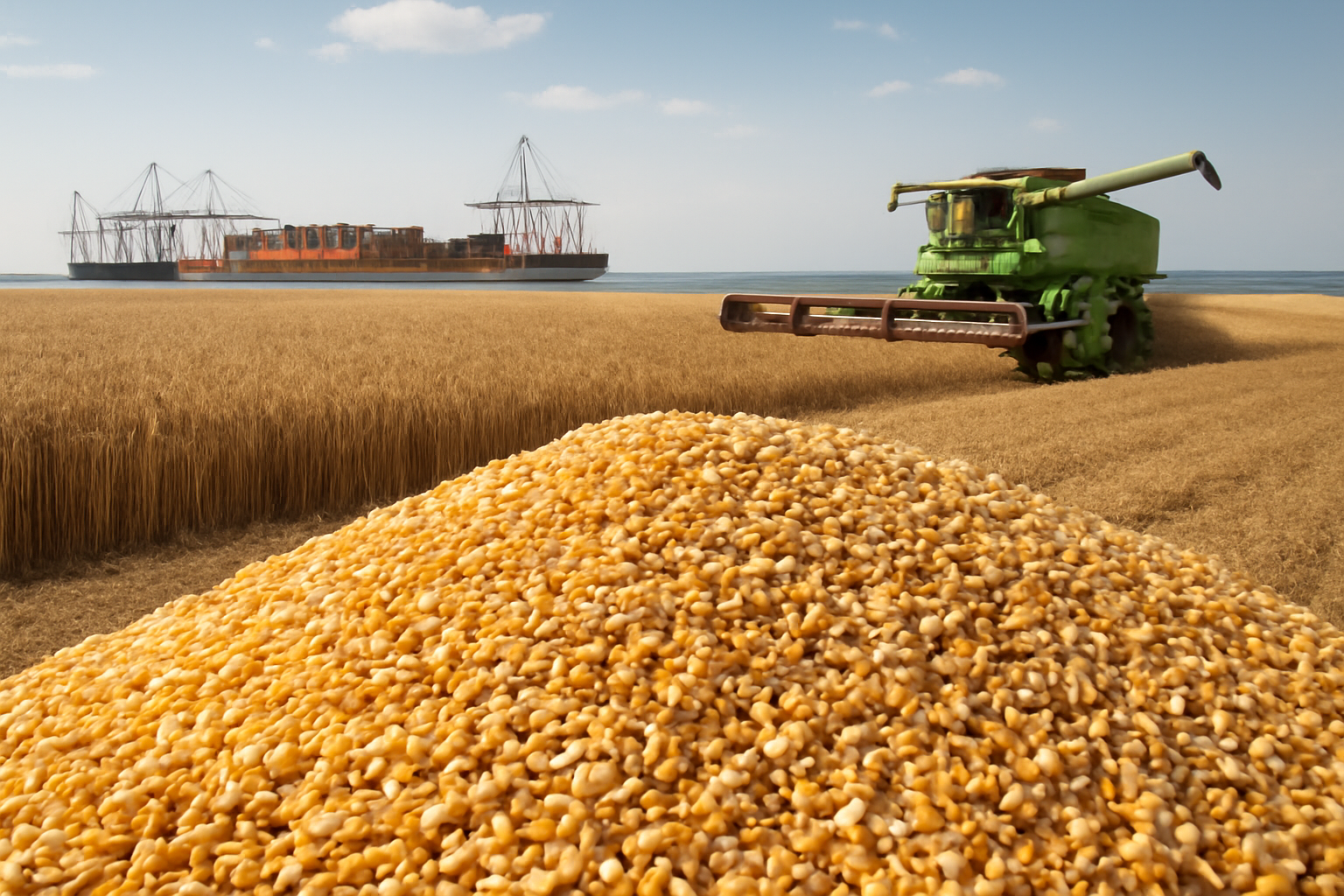 Milho pode superar trigo como principal cereal importado pelo Egito