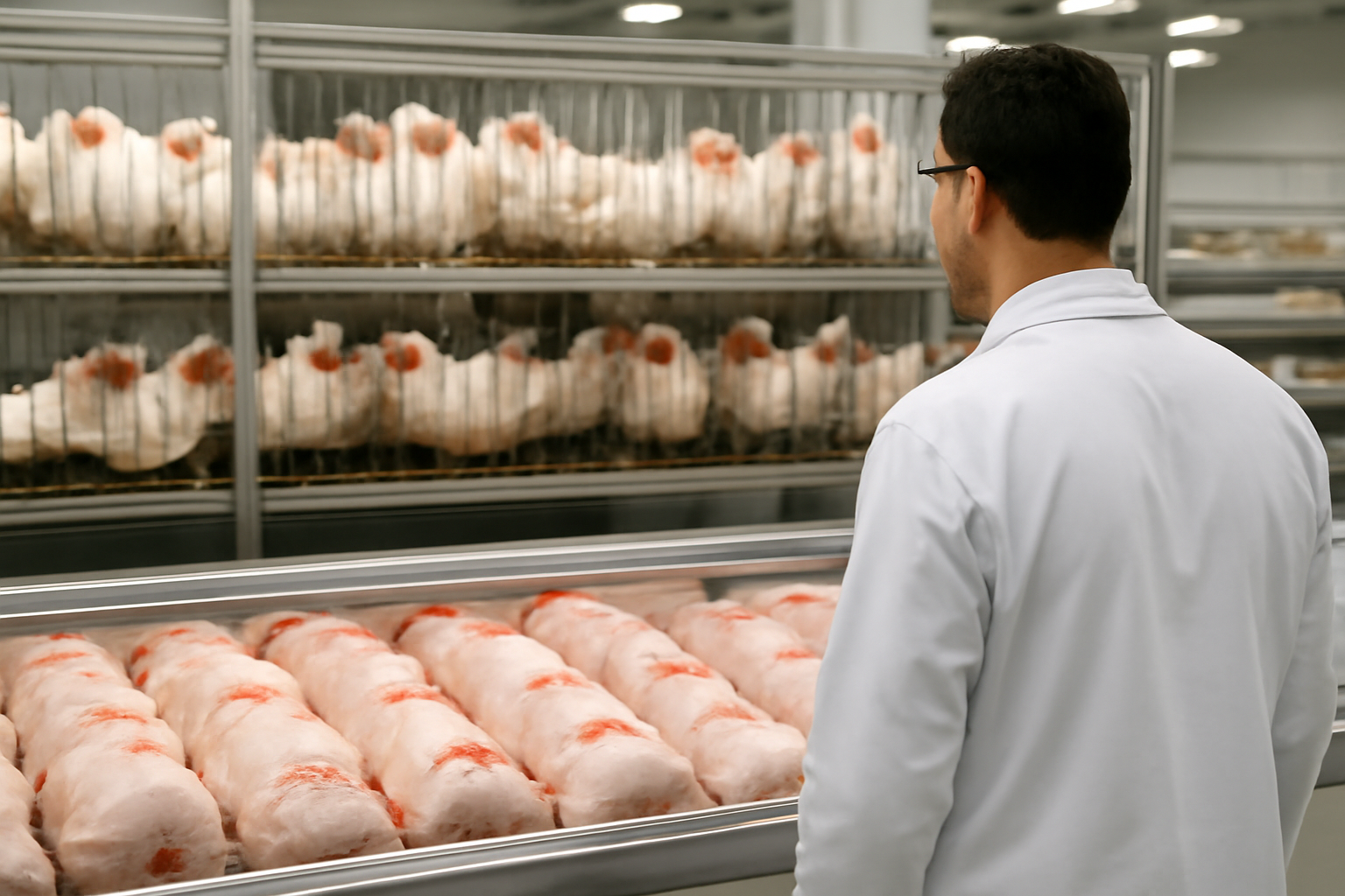 La filière avicole égyptienne propose de remplacer les volailles vivantes par du poulet congelé local