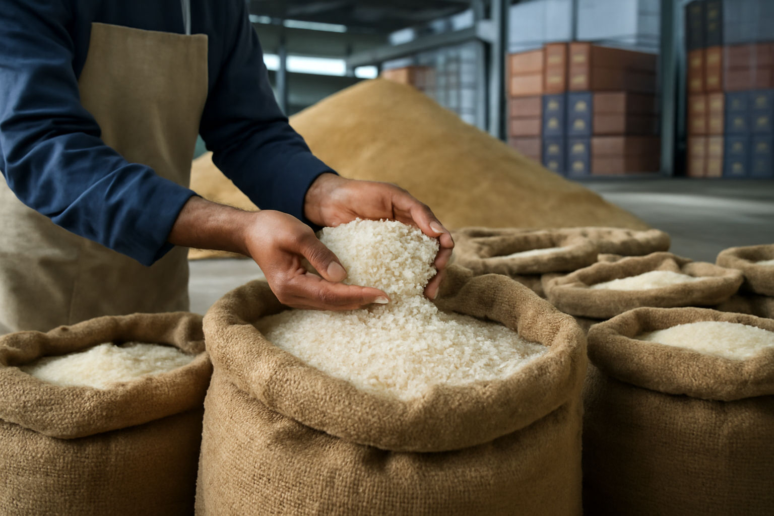 Le riz baisse de 1 500 EGP la tonne en Égypte, qui se dit autosuffisante