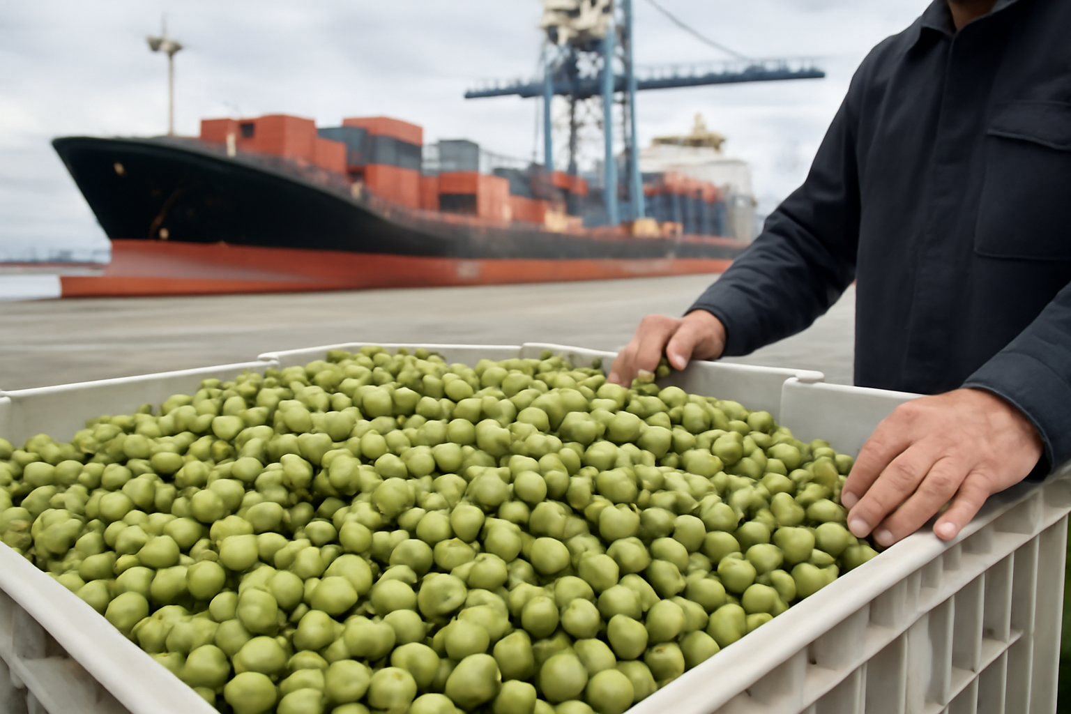 Las exportaciones griegas de aceitunas de mesa caen por primera vez en una década