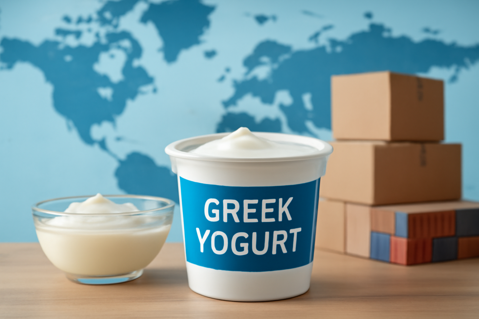 Griechischer Joghurt stärkt Griechenlands Position im Lebensmittelexport