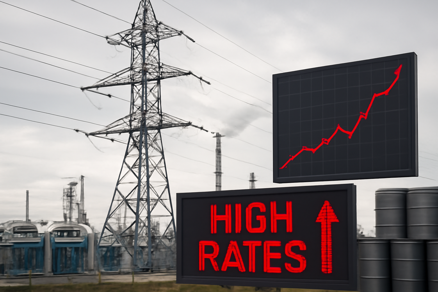 Taux élevés, hausse des prix et sanctions pèsent sur l’électricité russe
