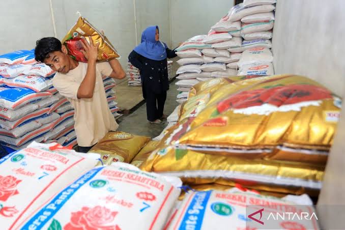 El arroz se encarece en molinos, mayoristas y comercios minoristas de Indonesia