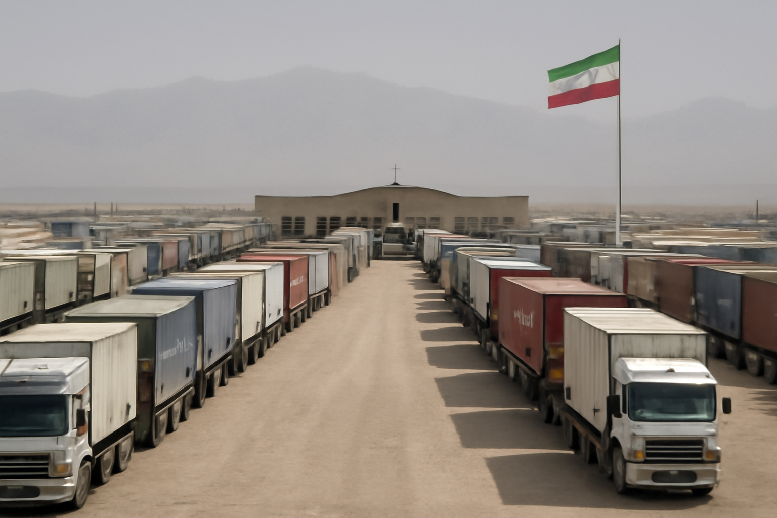 Fronteira iraniana de Rimdan movimenta 470 mil toneladas em 21 mil caminhões