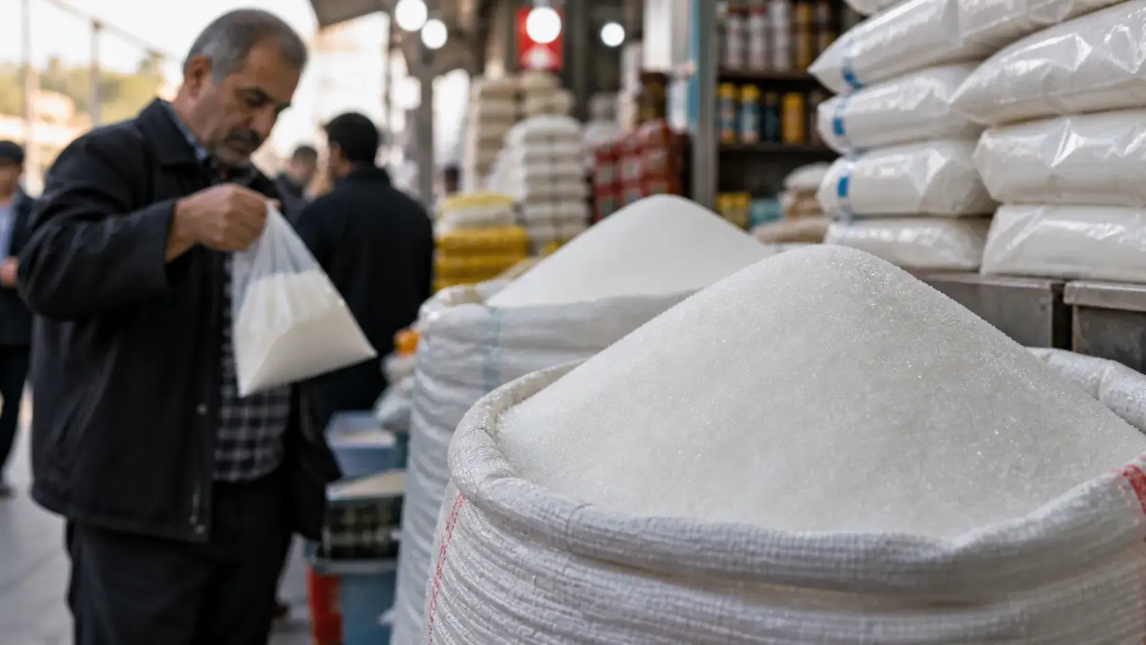 Irán abre sin límite el registro de importaciones de azúcar crudo