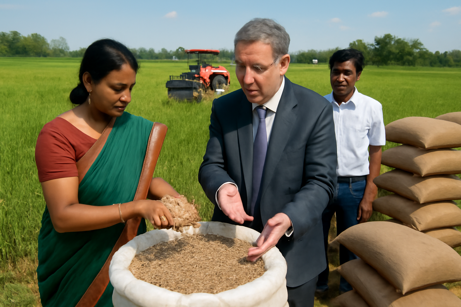 IRRI e Odisha planejam ampliar cultivo e processamento do arroz Kalajeera