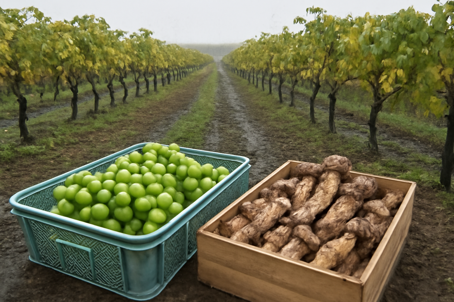 Anhaltender Regen spaltet Japans Herbsternte: Shine Muscat rund 10 % billiger, Matsutake vor reicher Saison