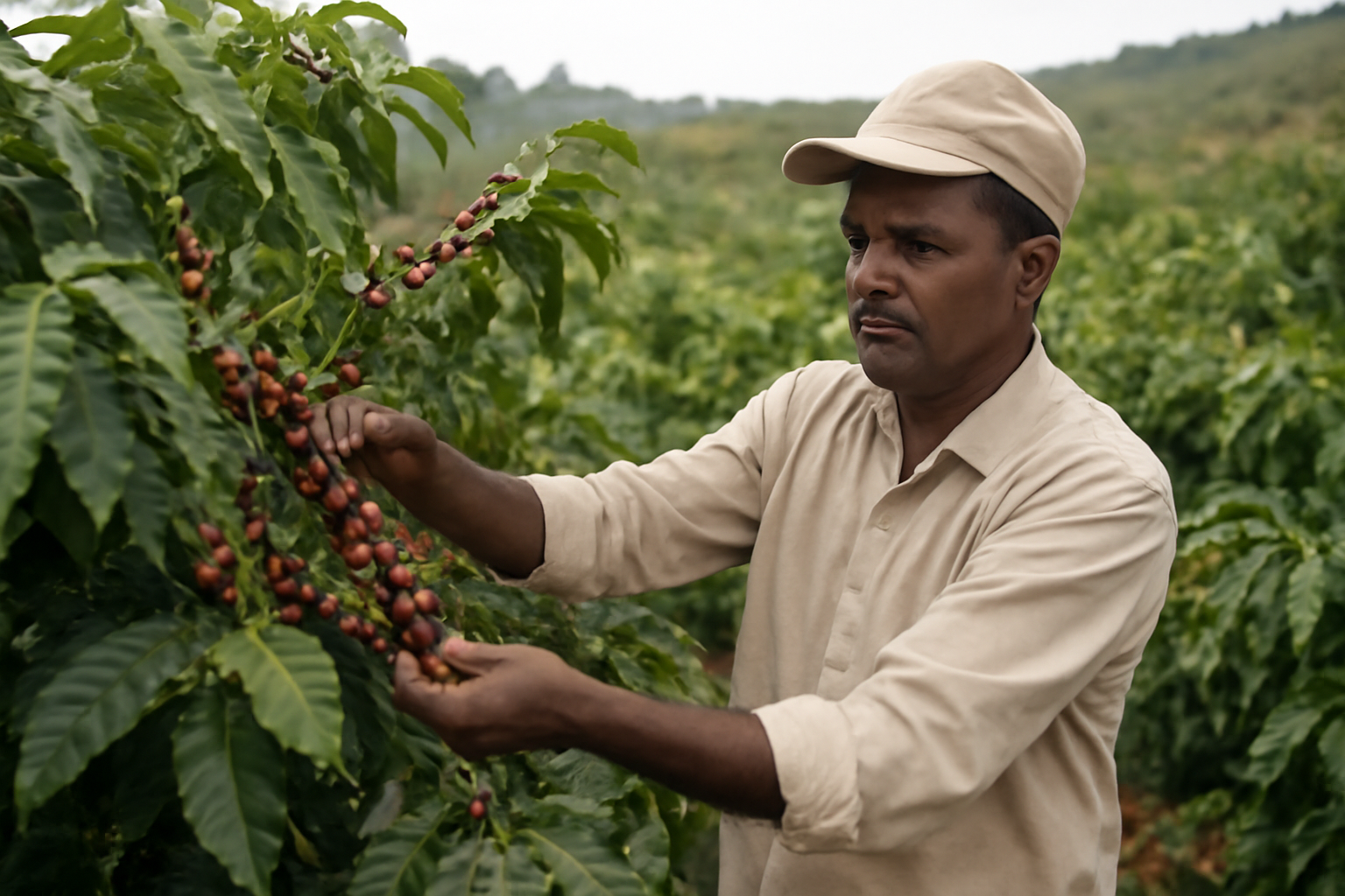Karnataka beginnt Arabica-Ernte früher: geringe Niederschläge und Hitze beschleunigen die Reife