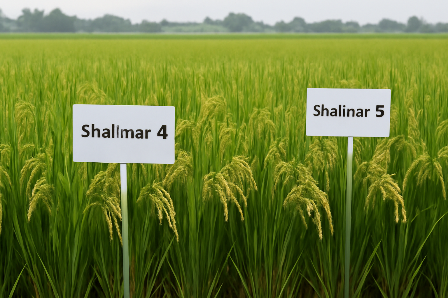 Arroz Shalimar-4 e Shalimar-5 alcança 7,2 toneladas por hectare na Caxemira