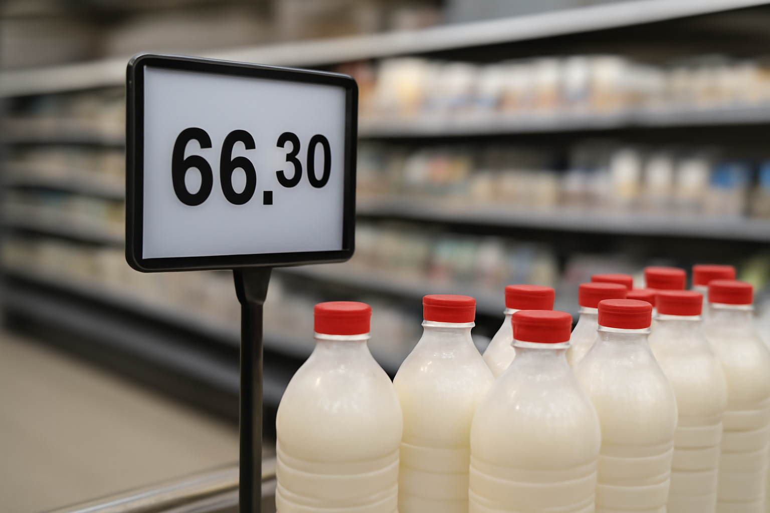 Kirgisistan: Preis für lose Milch steigt binnen eines Jahres um 9,1 % auf 66,30 Som je Liter