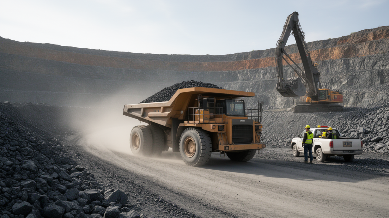 Mineração do Quirguistão cresce 16,9% com carvão e materiais de construção