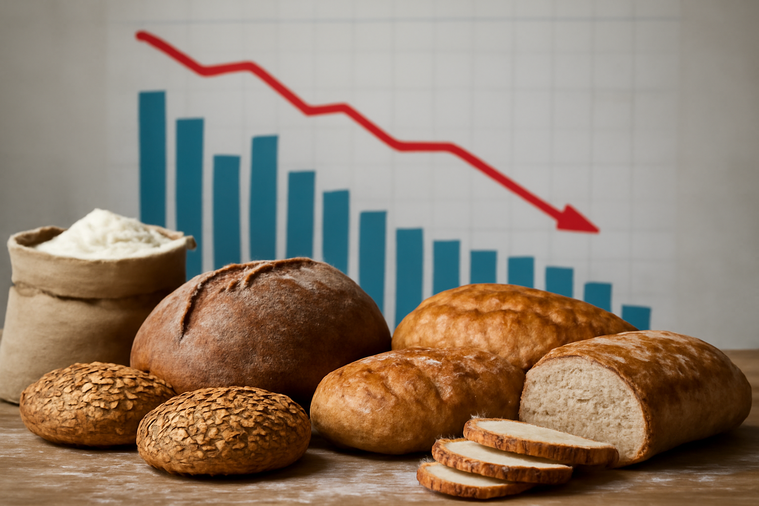 El pan lituano resiste la caída de un tercio en los precios del grano y la harina