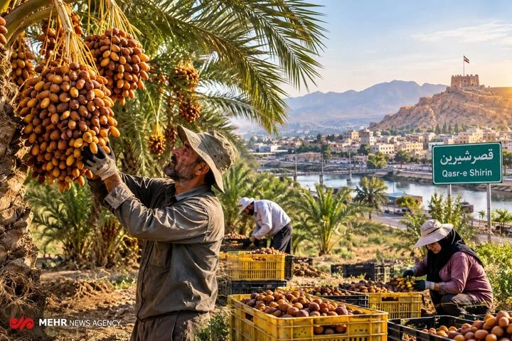 Qasr-e Shirin wird zu Irans neuem Dattel-Exportzentrum: 950 Hektar Palmenanlagen