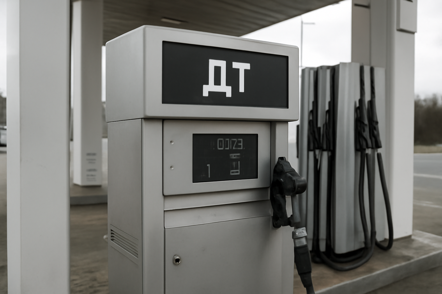 Le gazole est disponible dans la plupart des stations de marque en Russie, avec des plafonds de vente par endroits