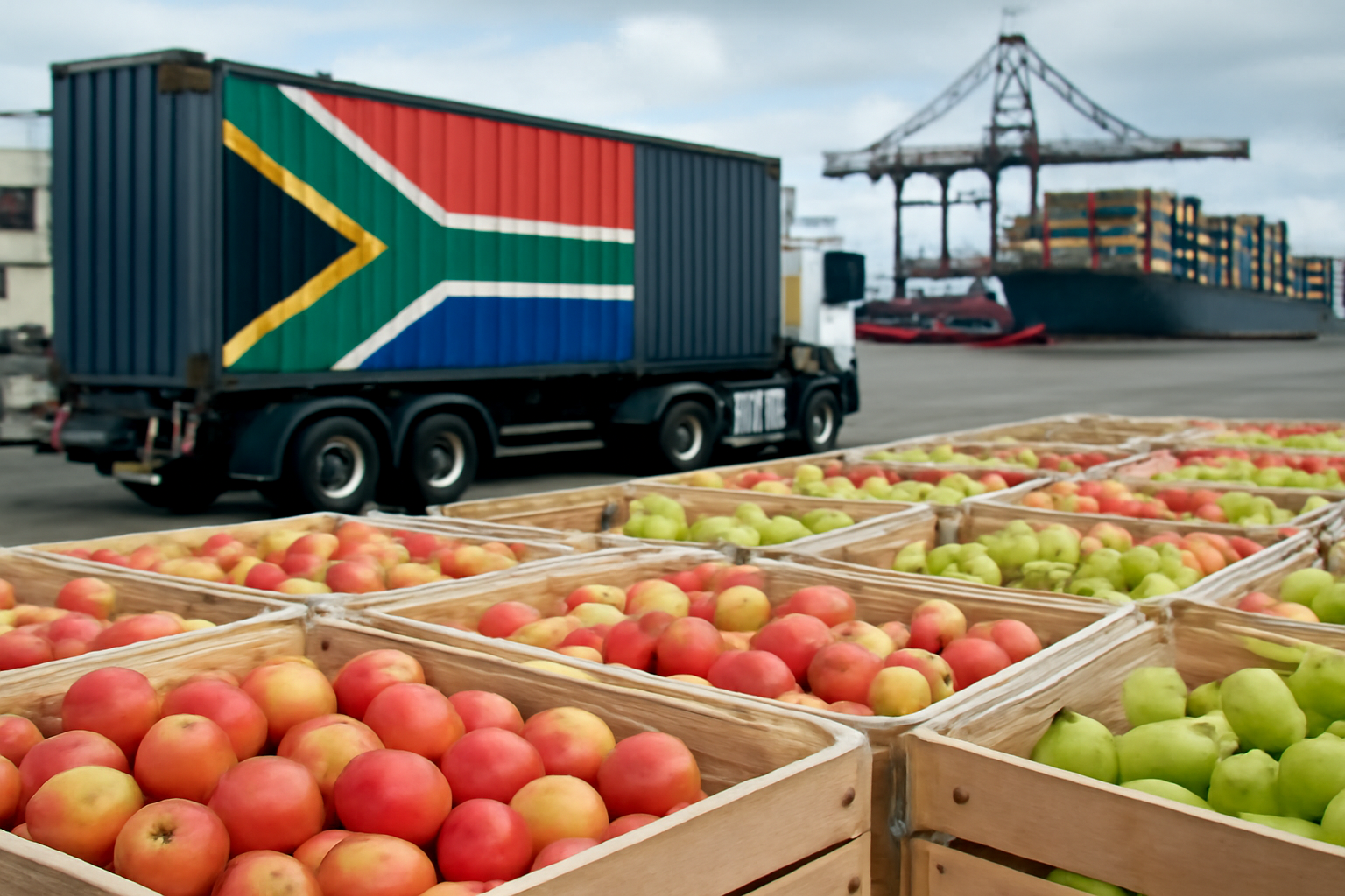 South African apple and pear exports hit record levels as planted area stays flat