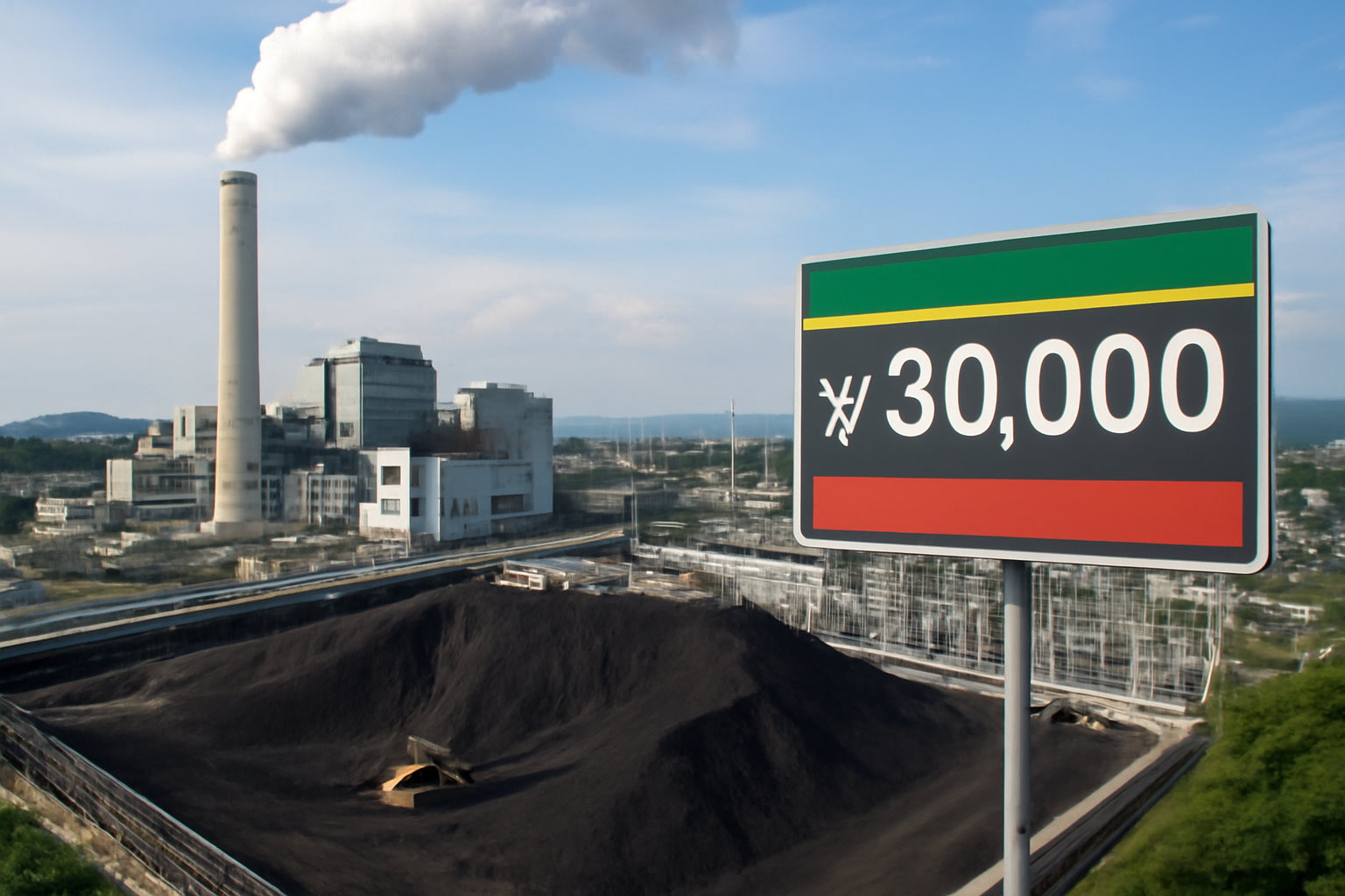 CO2-Preis in Südkorea über 30.000 Won setzt Kohlestrom unter Druck