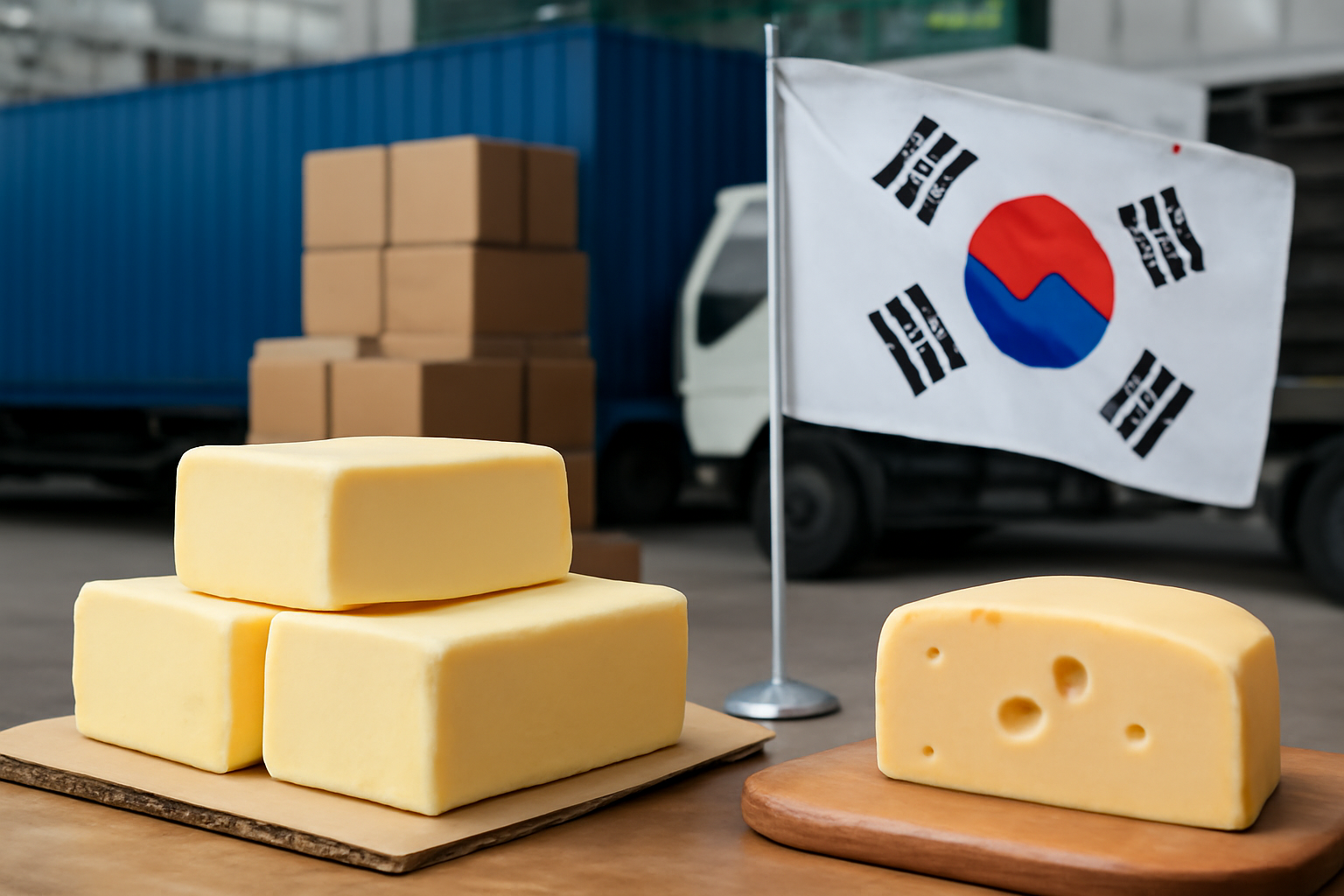 L’occidentalisation du régime coréen stimule les importations de beurre et de fromage