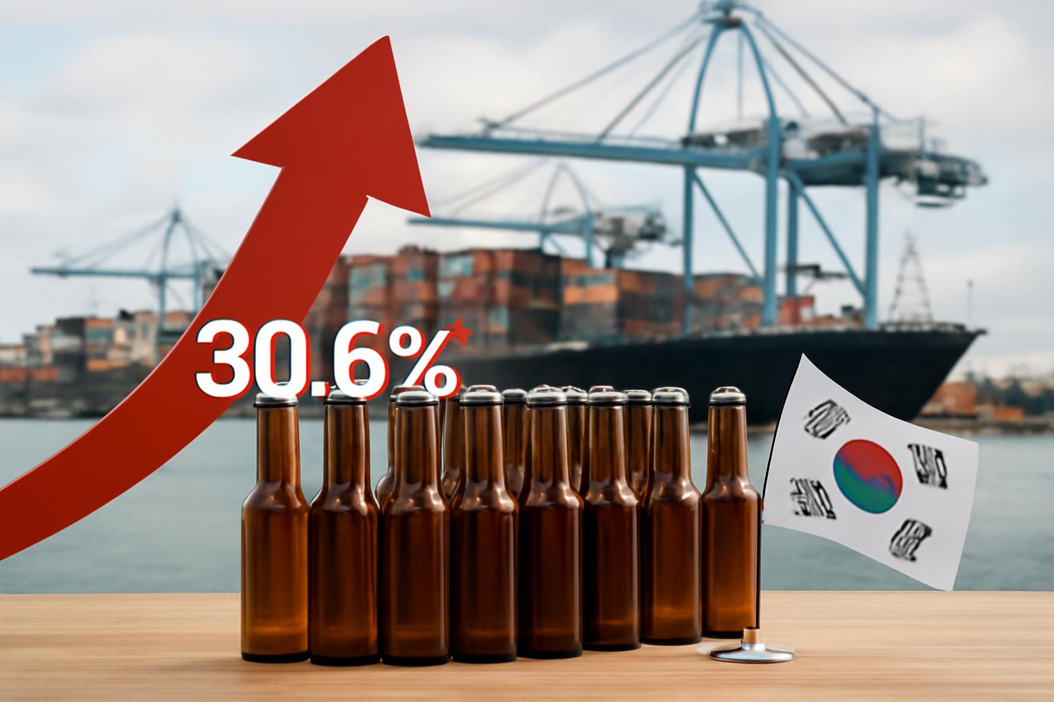 Südkoreas Bierexporte steigen trotz sinkenden Inlandskonsums um 30,6 %