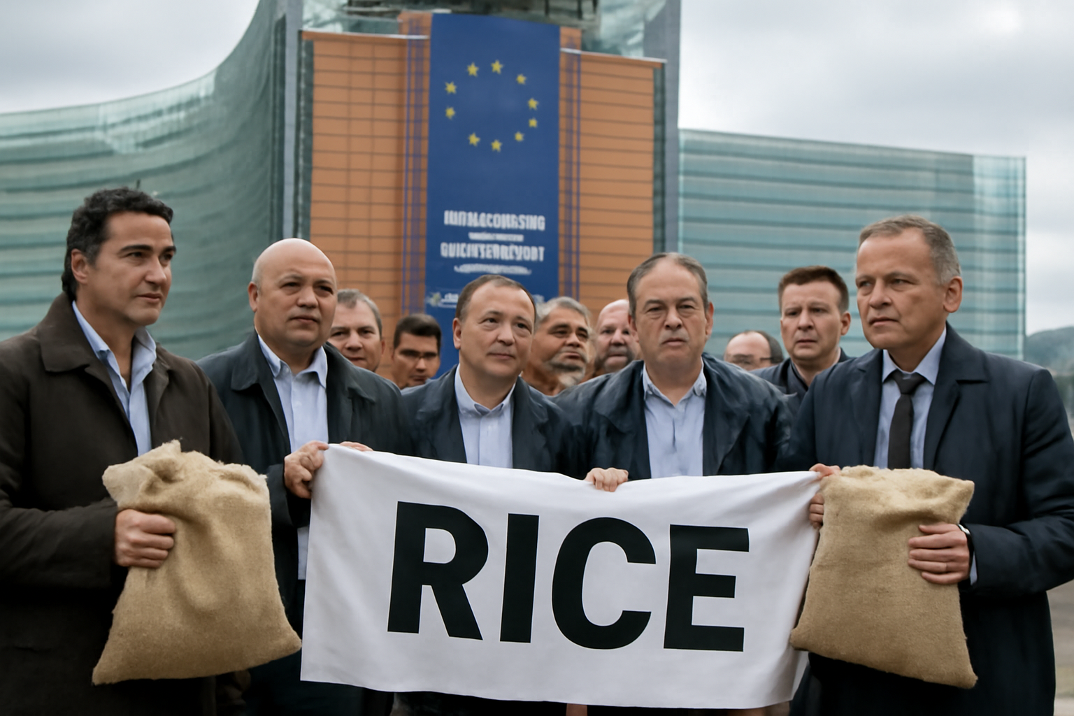 Les riziculteurs espagnols saisissent Bruxelles: le prix au départ ferme chute de 40% sous l'effet des importations