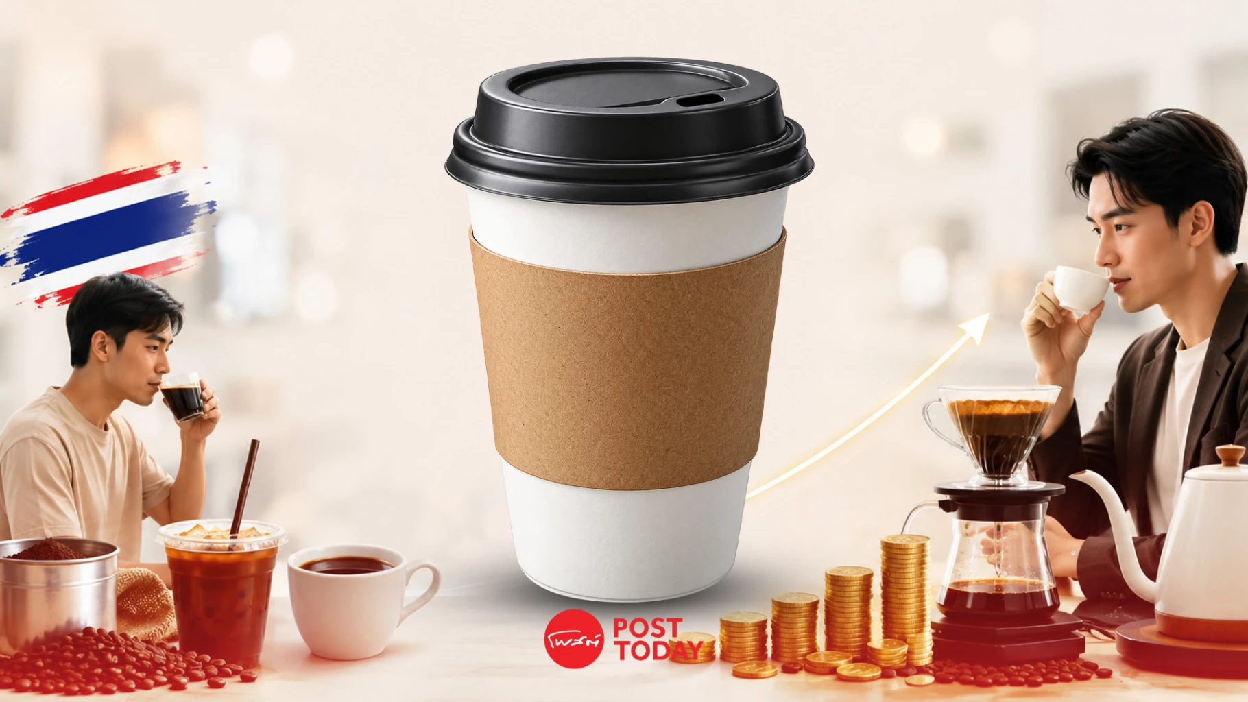 Café especial cresce 15% ao ano na Tailândia com consumidores em busca de qualidade