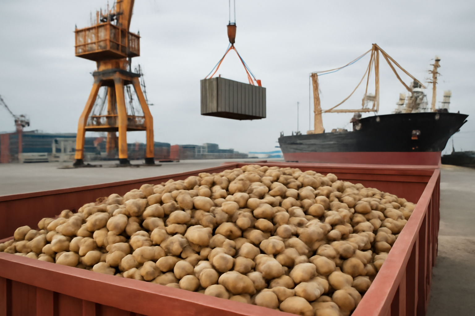 L'Ouzbekistan a exporte 7 200 tonnes de pommes de terre de janvier a aout 2026, les importations reculent