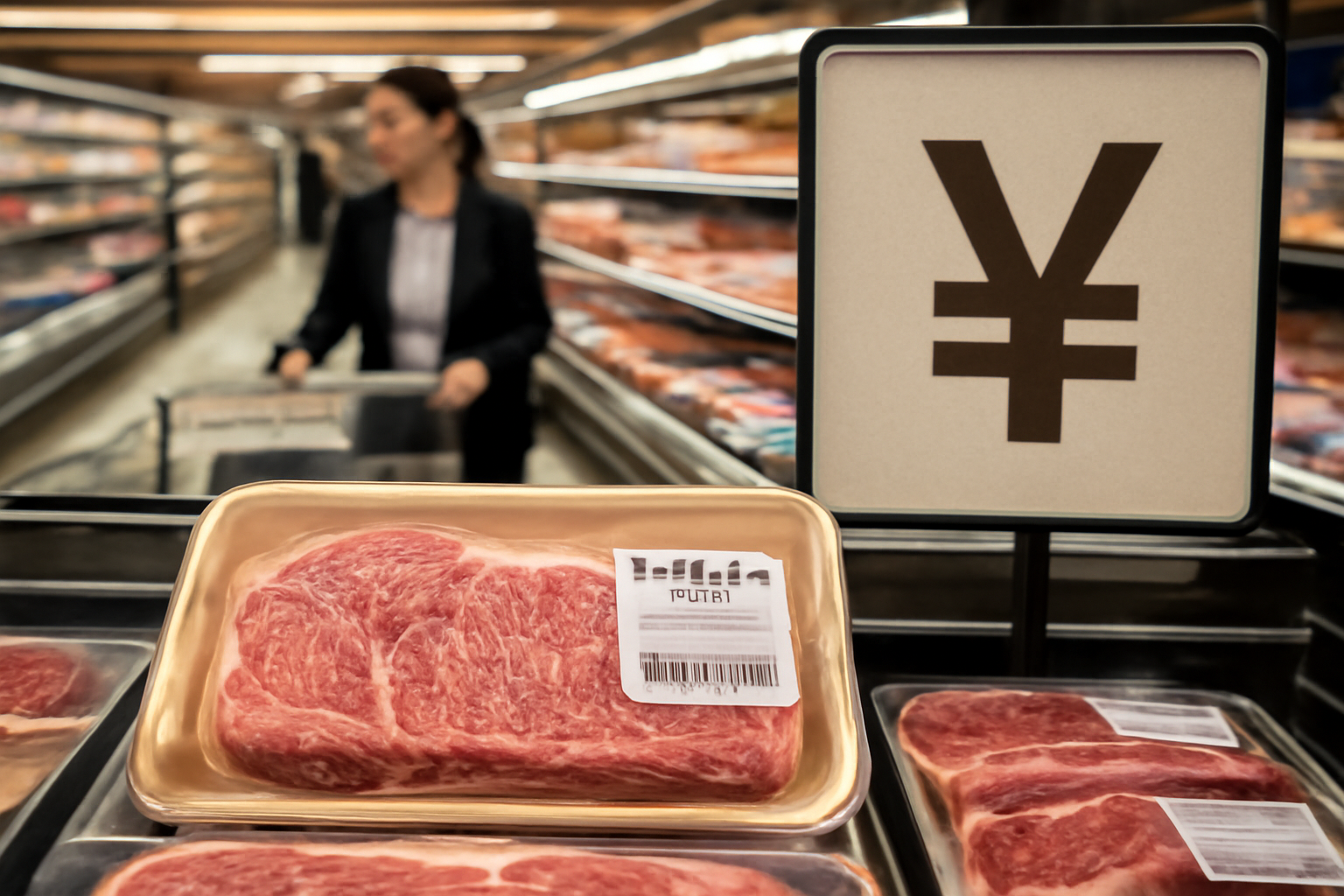 Schwacher Yen bringt japanisches A5-Wagyu in US-Supermärkte
