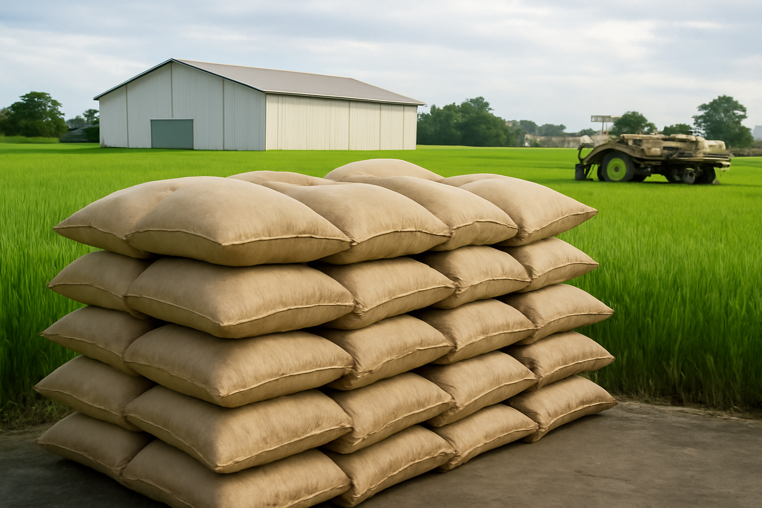 Estoques de arroz de Java Ocidental devem durar até 2027
