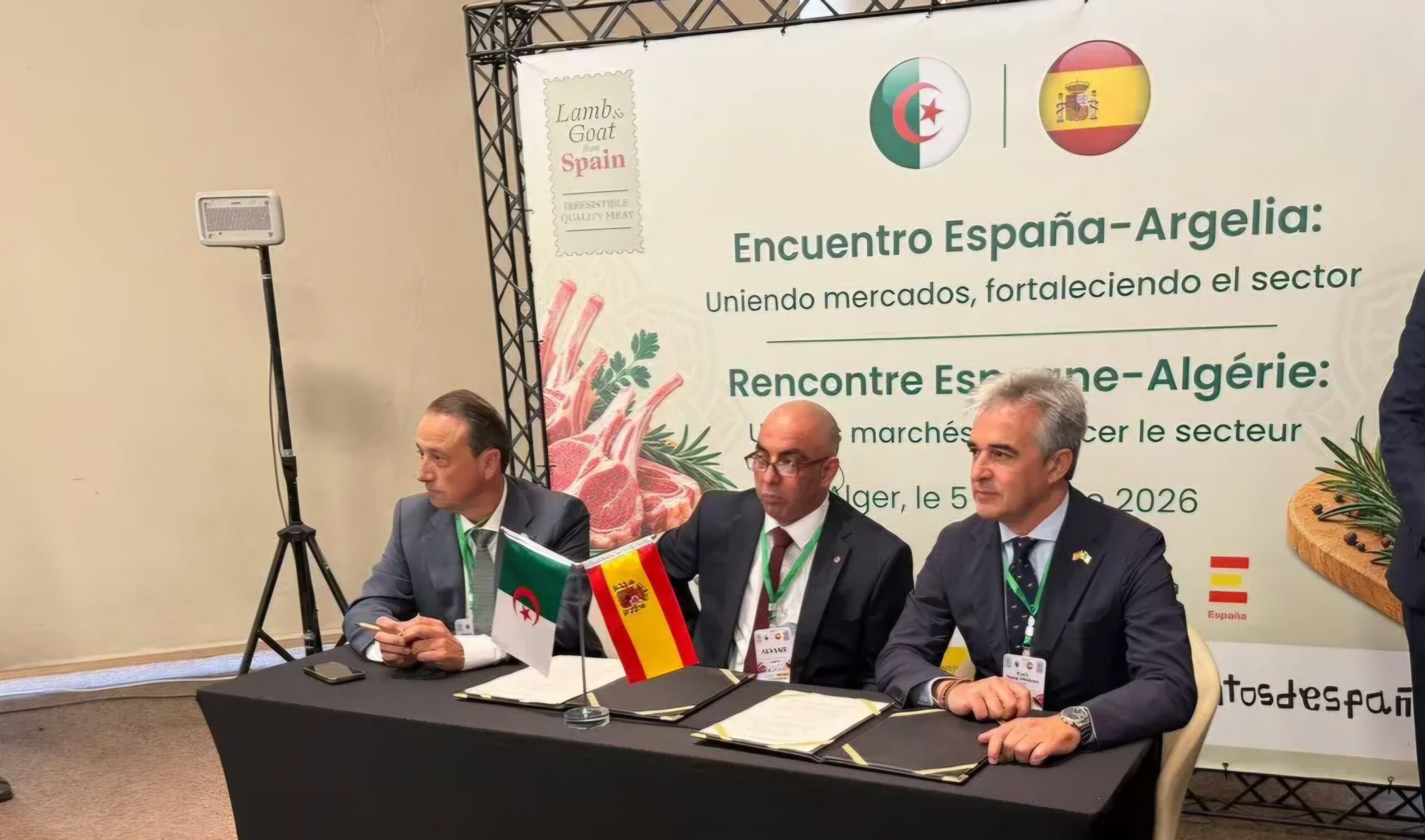 Argelia y España firman acuerdos cárnicos antes del Ramadán de 2027