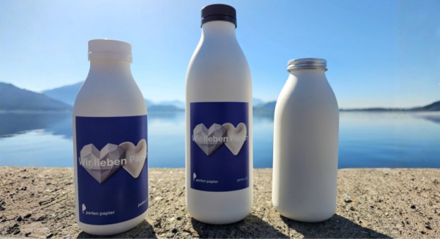Perlen Papier lleva las botellas de fibra Pulpex al mercado italiano