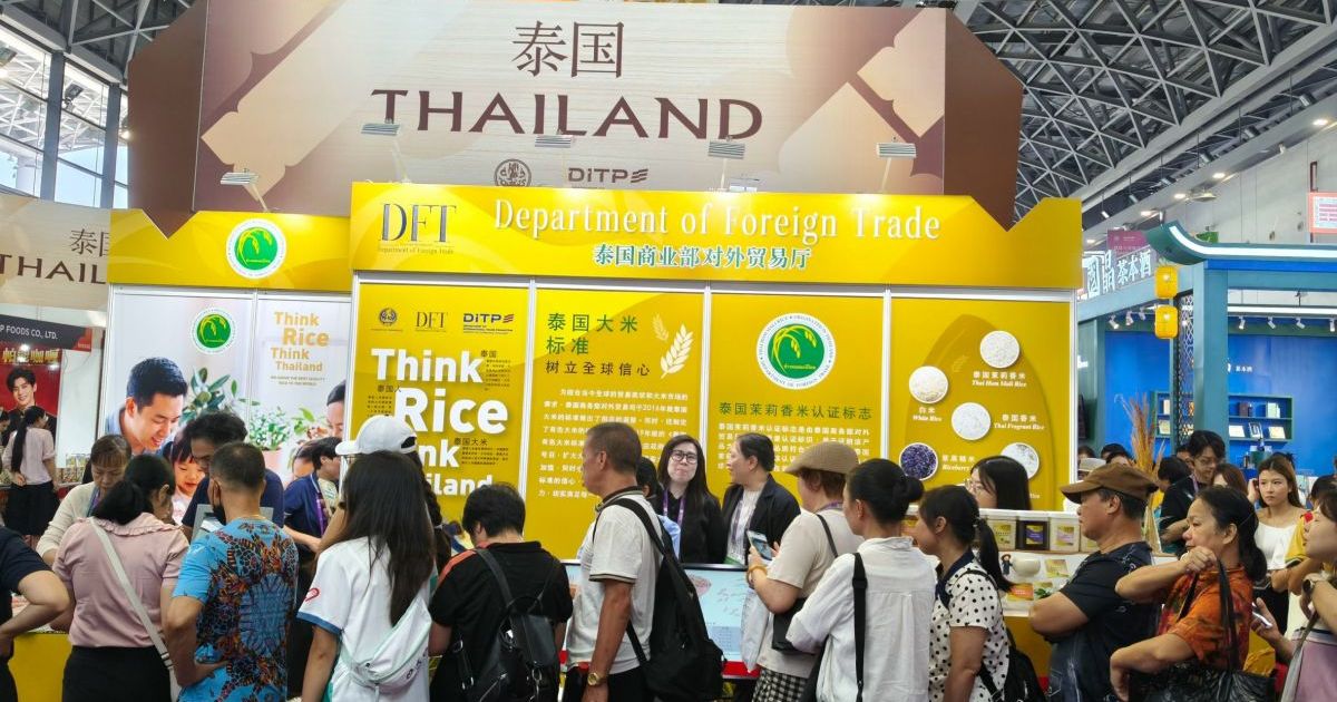 Thailand bewirbt Jasminreis auf der CAEXPO in Nanning – Reisexporte nach China fallen um 58,94 %